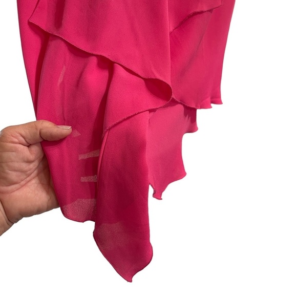 Venus Sz xs Pink chiffon blouse - Picture 3 of 5